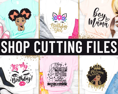 Shop Cutting Files - Instant Download Digital Files - PNG files - Cricut and Silhouette Cutting Files - SVG DXF Cut files - Vinyl Cut