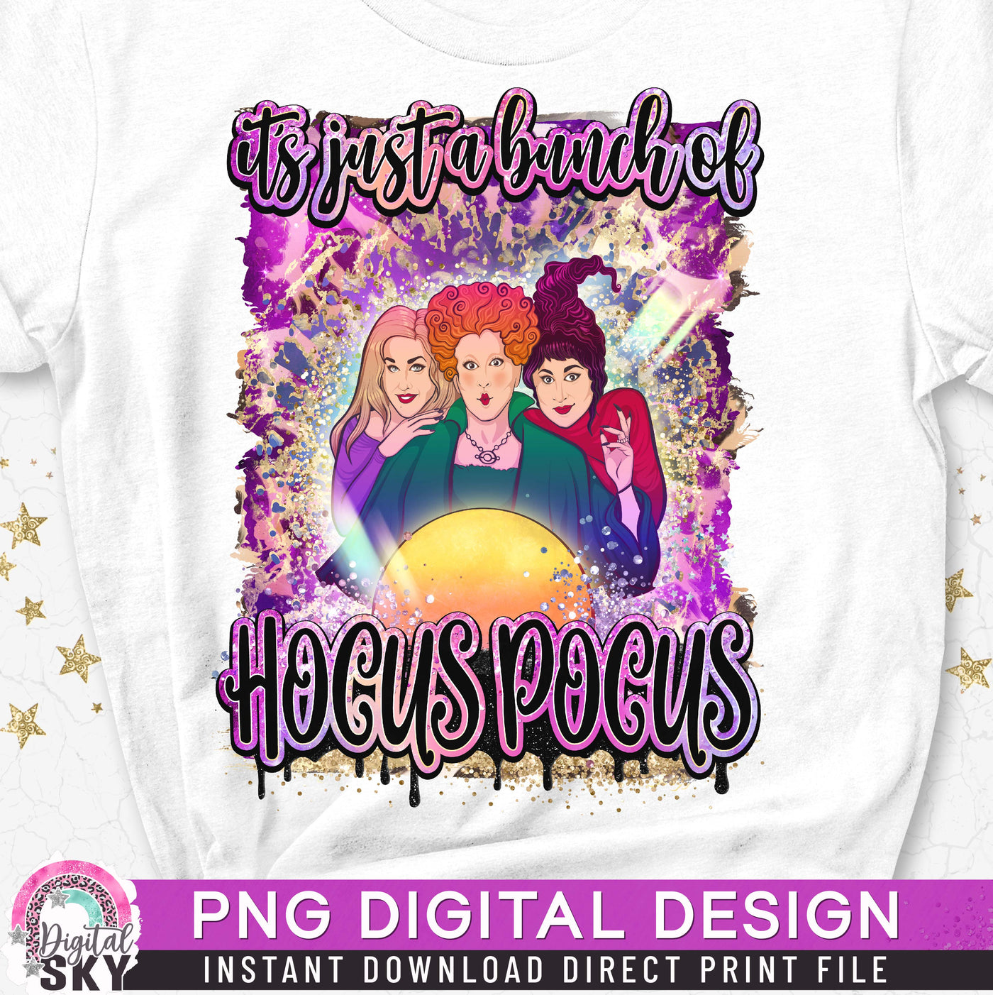 Witch Sisters Hocus Pocus PNG Sublimation Print File